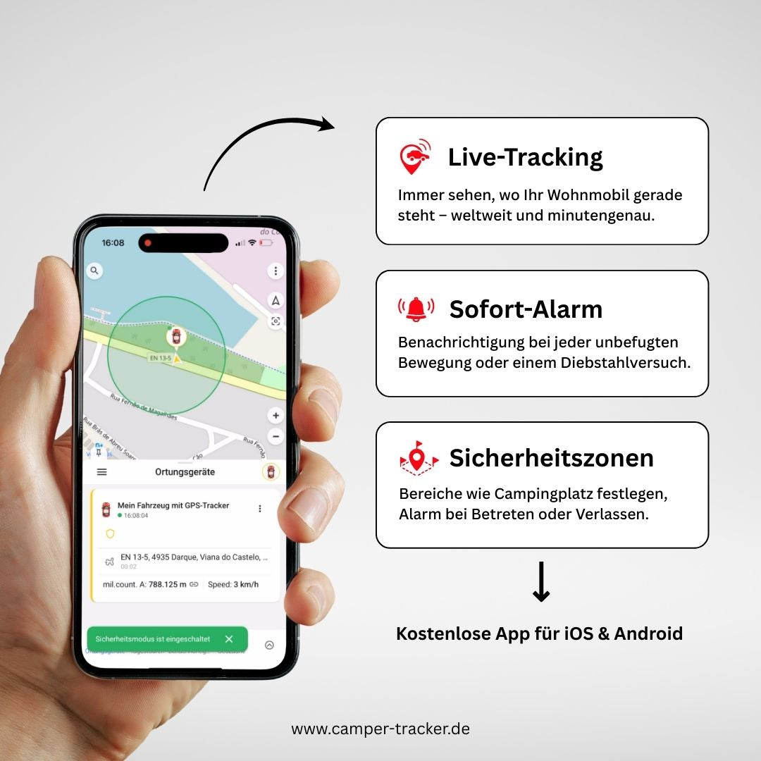 X-CAMPER: GPS-Tracker Wohnmobil