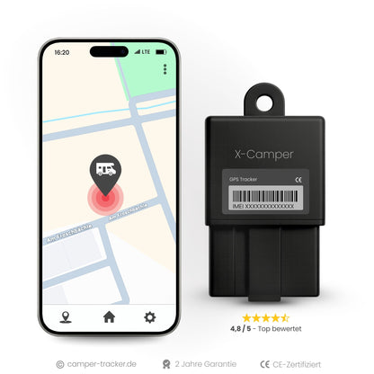 X-CAMPER GPS Tracker Wohnmobil ohne Abo