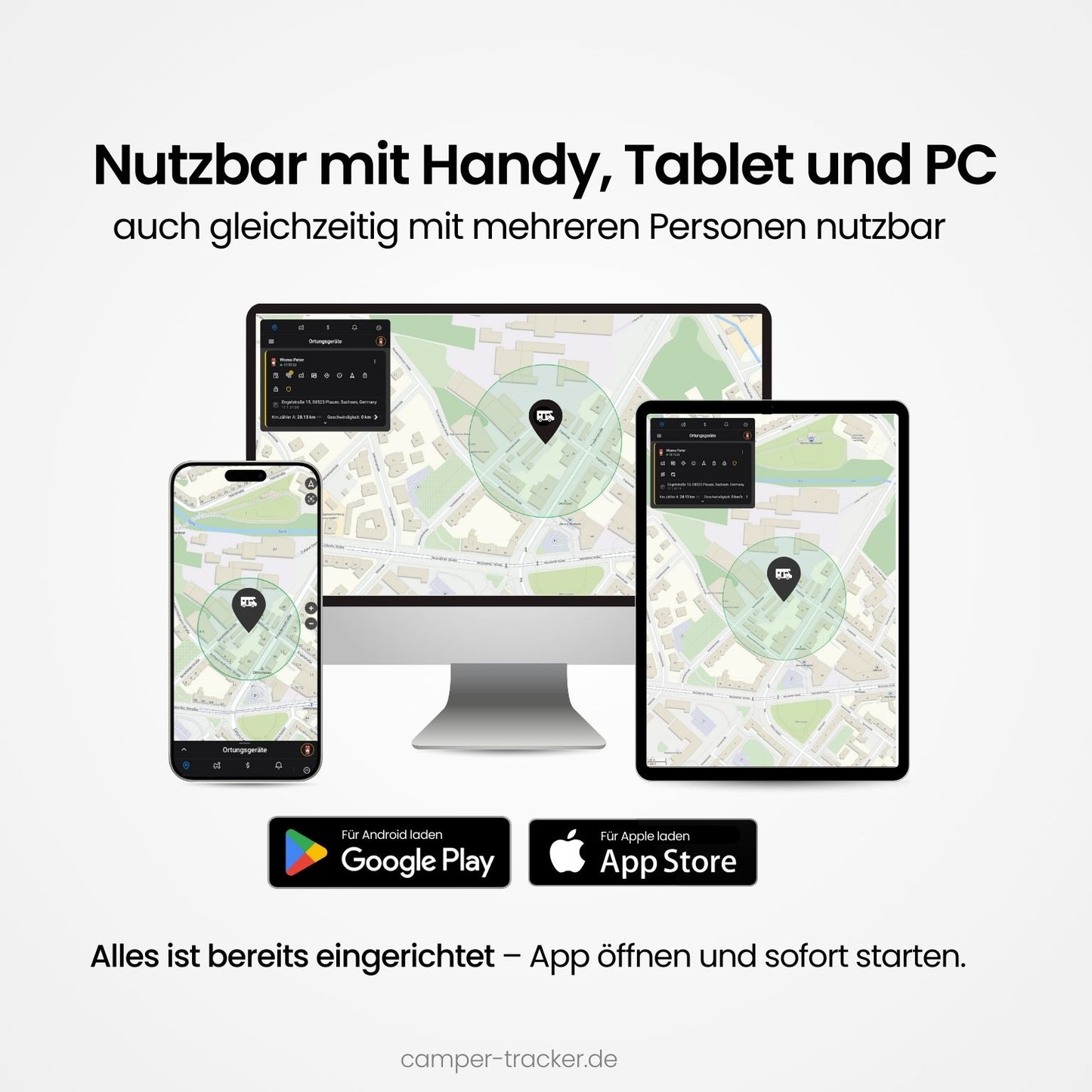 X-CAMPER GPS Tracker Wohnmobil ohne Abo